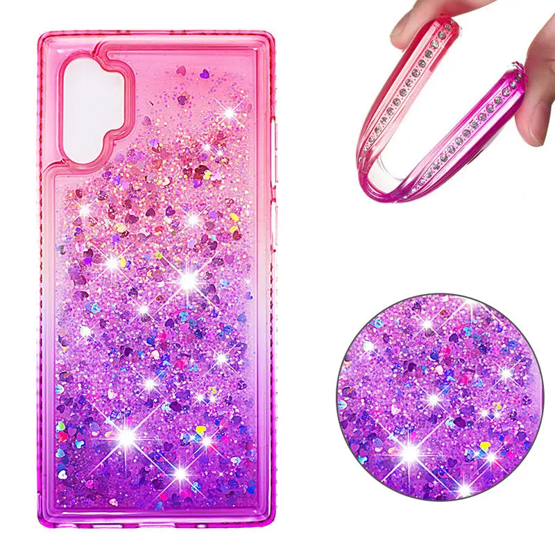 

Glitter Case For Samsung Galaxy Note 10 Pro Silicon Shockproof Cover For Samsung Note10 Pro Note 10 Pro 5G Luxury Quicksand Case