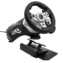 Komputer kierownica do gier wibracji 270 stopni ps 3 4 usb host wielu interfejs wybór PC gry wyścigowe symulator jazdy