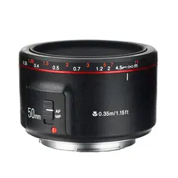 50 мм F1.8 Prime Lens DSLR камера с антибликовым покрытием замена большой диафрагмы Профессиональный фиксированный AF MF легкий в эксплуатации