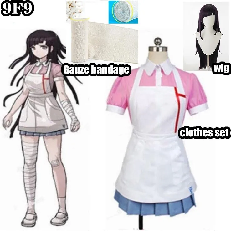 Костюм для косплея Mikan Tsumiki одежда Danganronpa2 Dangan Ronpa 2 карнавальный костюм вечерние