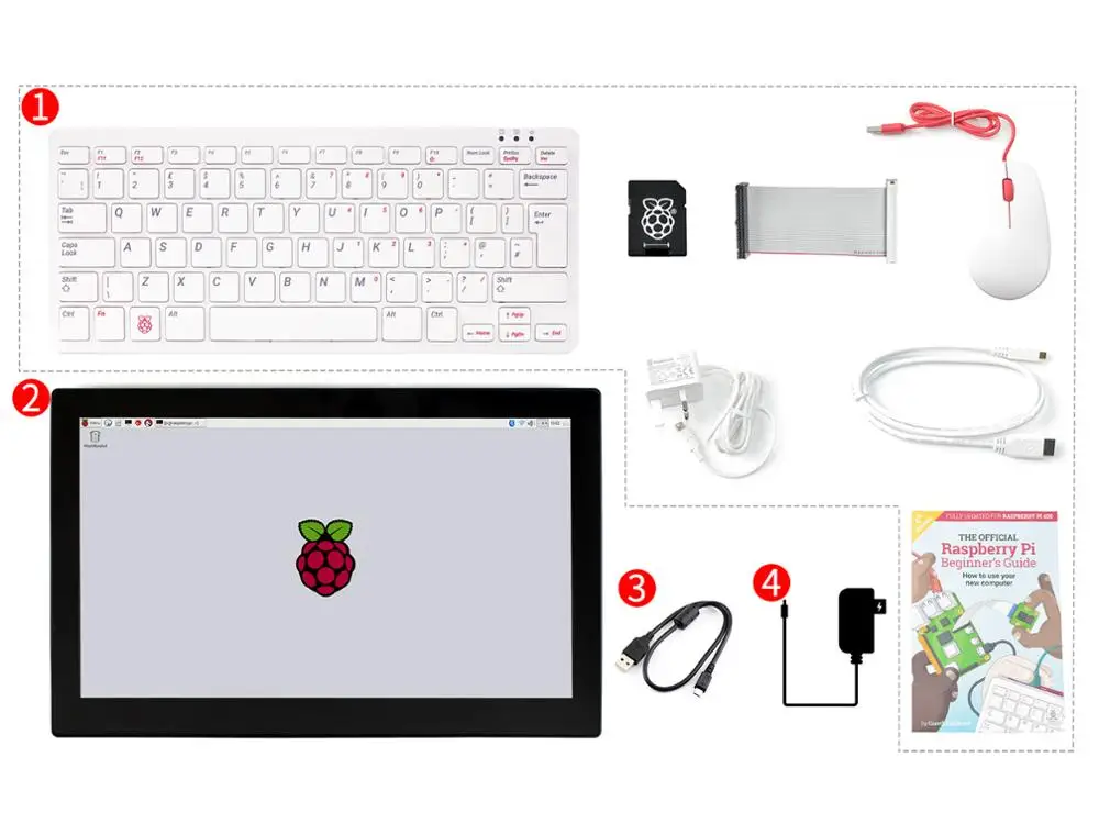 Raspberry Pi 400 мощный легко Применение компьютер встроены в клавиатура 4 Гб LPDDR4-3200 с 13 3
