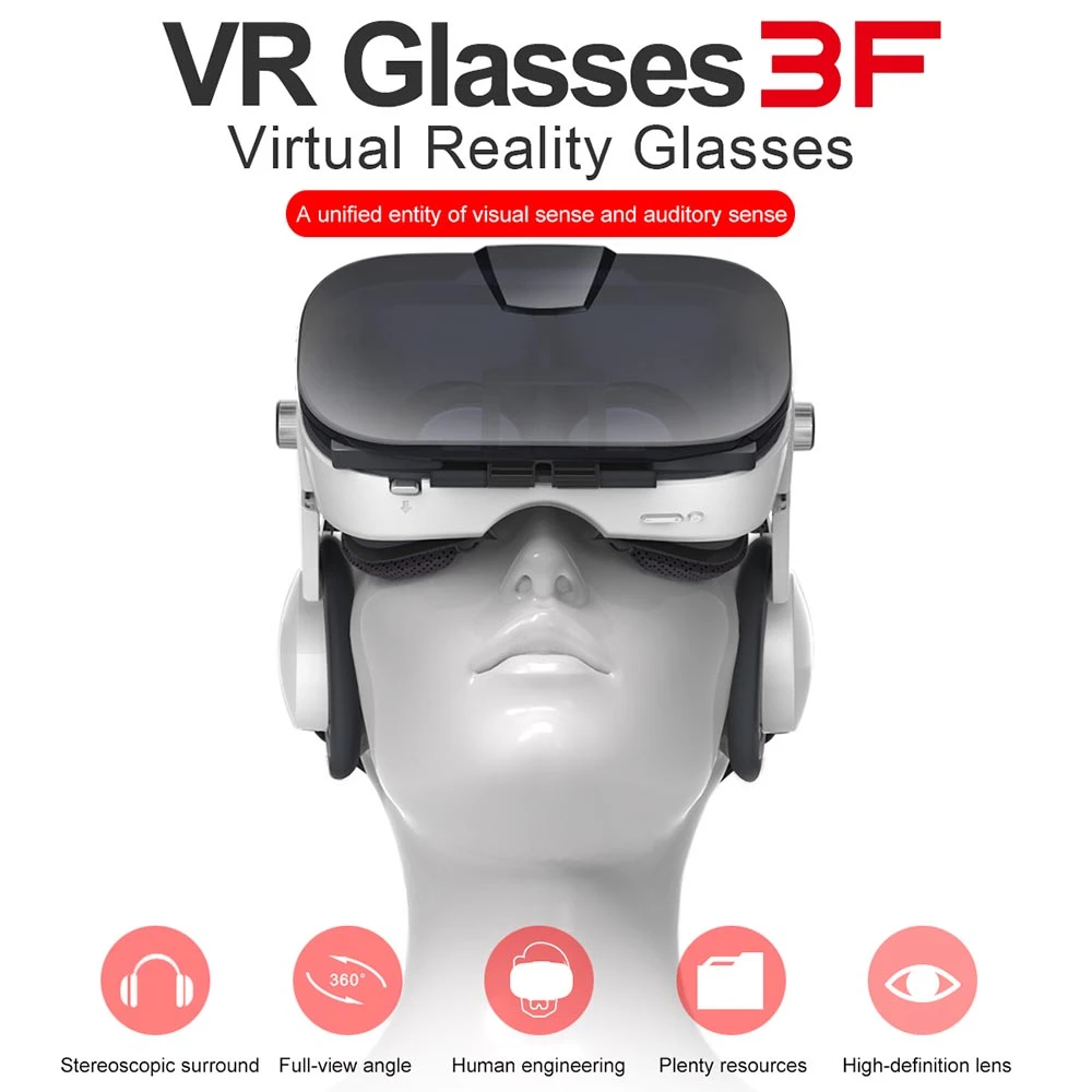 3D Virtual Reality VR Headset VR Glasses for Smartphones Android 4.7"-6.53"