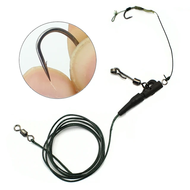 Handmade Carp Fishing Rig Terminal Tackle With Chod Hair Lead Core Line And  Link Flutter Hooks From Tuiyunzhang, $26.31