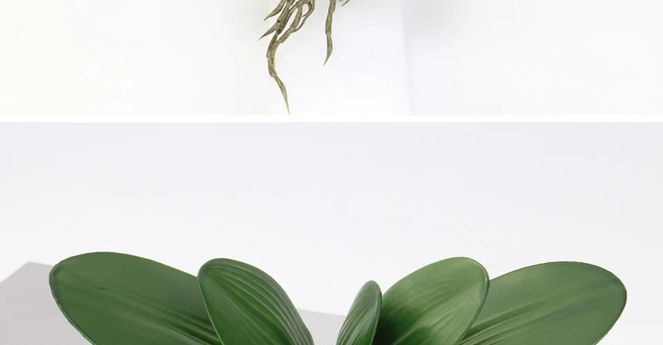 Моделирование растений фаленопсис лист декоративные цветы вспомогательный материал для цветочного оформления листья орхидеи микро Ландшафтный Декор