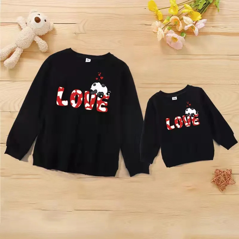 Одинаковые наряды для семьи одежда мамы ребенка мама и я женские хлопковые