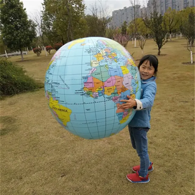 Jumbo Inflatable Globe 90CM Early Educational Inflatable Earth World Geography 3