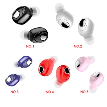 

New Mini Bluetooth 5.0 Earphone Sport Wireless In-Ear Headset Single Invisible Handsfree Stereo Earbud