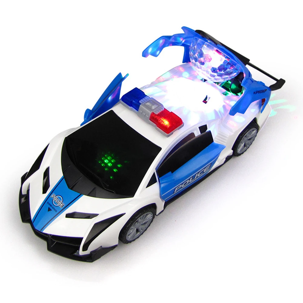 electric police car toy