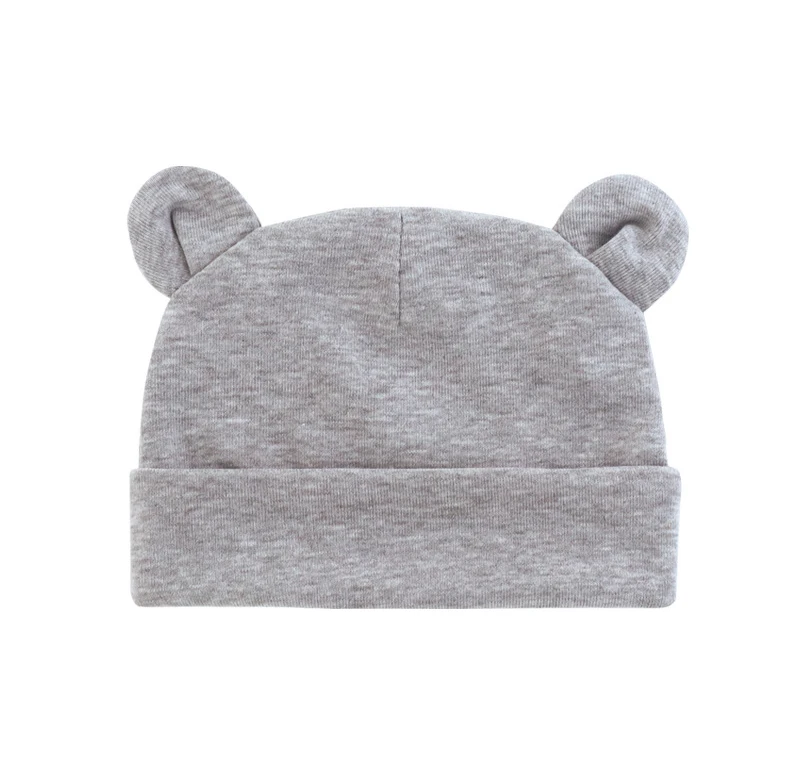 Cute Baby Hat Newborn Beanie Cotton Soft Elastic Baby Cap for Girls Boy Hats Newborn Photography Props Infant Bonnet Accessories shake baby's hand