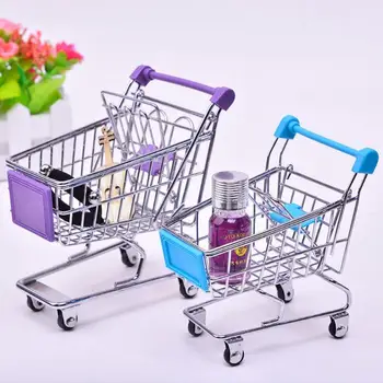 

Creative Mini Children Handcart Simulation Small Supermarket Shopping Cart Utility Cart Pretend Play Toys Strollers Kids Gift