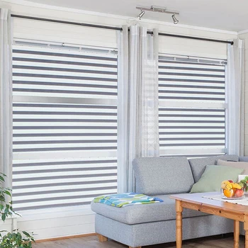 

Window Sticker Striped Window Decal Non-Adhesive Privacy Film, Vinyl Glass Film Window Tint for Home Kitchen Office