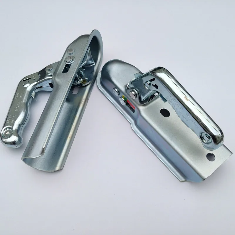 E24 Approved European Style Pressed Steel Trailer Hitch Coupling 50mm 60mm Draw Bar 800kg RV Parts Camper Caravan Accessories