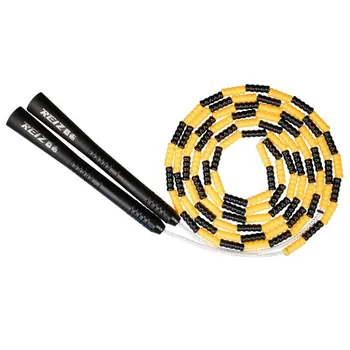 

Kids Children Soft Plastic Beaded Segmented Jump Rope ABS Handle Tangle Free for Keeping Fit Training Workout