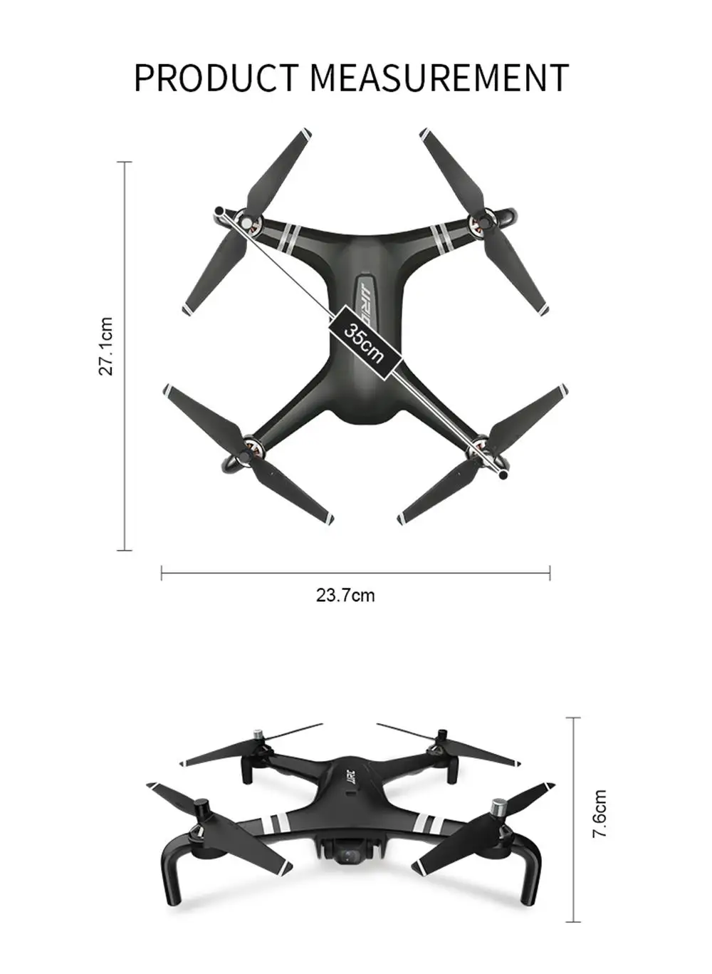 JJRC X7P SMART 5G wifi 1 км FPV RC Дрон Квадрокоптер Мультикоптер Модель RTF игрушки 4K камера двухосный бесщеточный карданный Радиоуправляемый Дрон