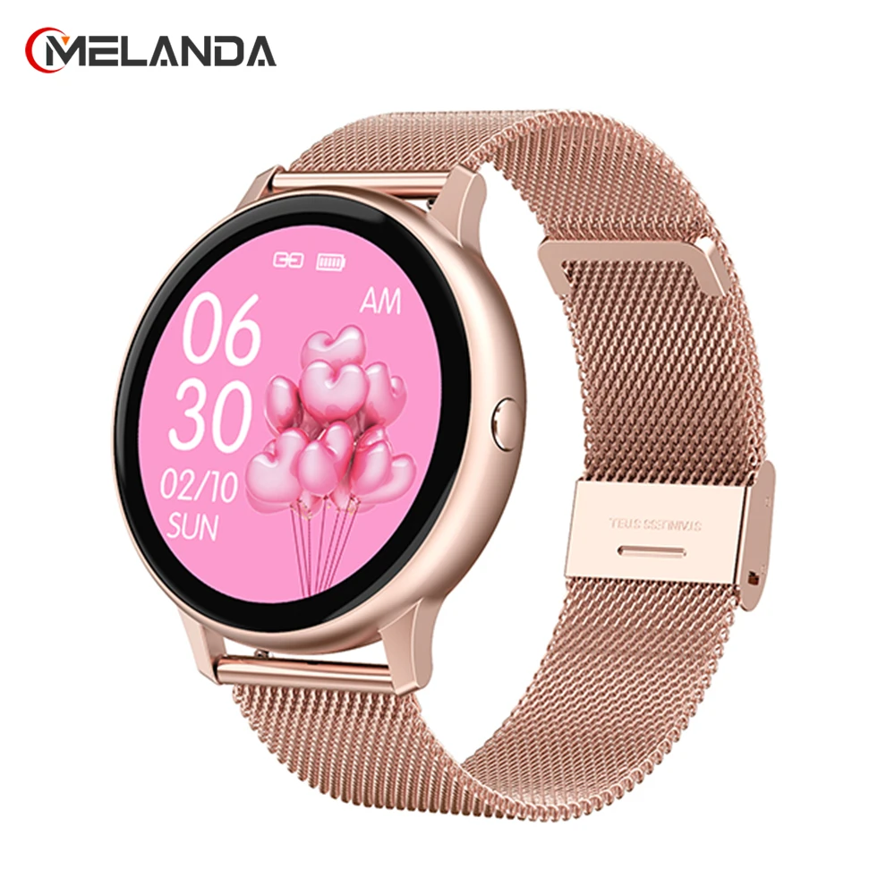 Melanda Luxury Smart Watch Women Men 1.3\