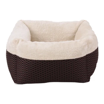 

New Rectangle Shape Cozy Dog Bed Pet Bed Sofa Pet Mat Removable Washable Cover Warm Cotton Puppy for Dog Cat
