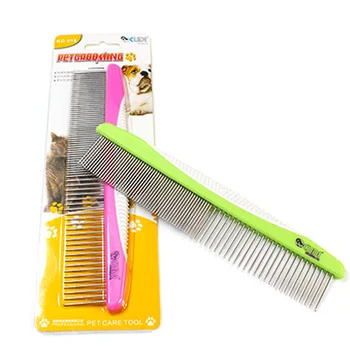 

Hair Remover Dog Needle Comb Rake Pet Cleaning Hair Brush Open Knot Cat Small Dog Hair Brush Special Teddy Shedding Tool AA50SZ