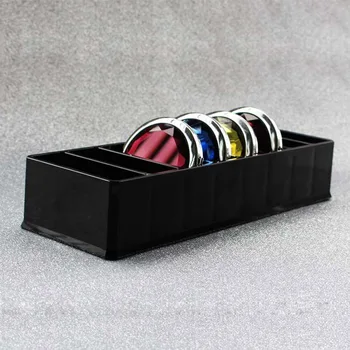 

Box Eyeshadow Storage Compact Powder Makeup Organizer Container Acrylic 8 Spaces Practical Lipsticks Holder Cosmetic Portable