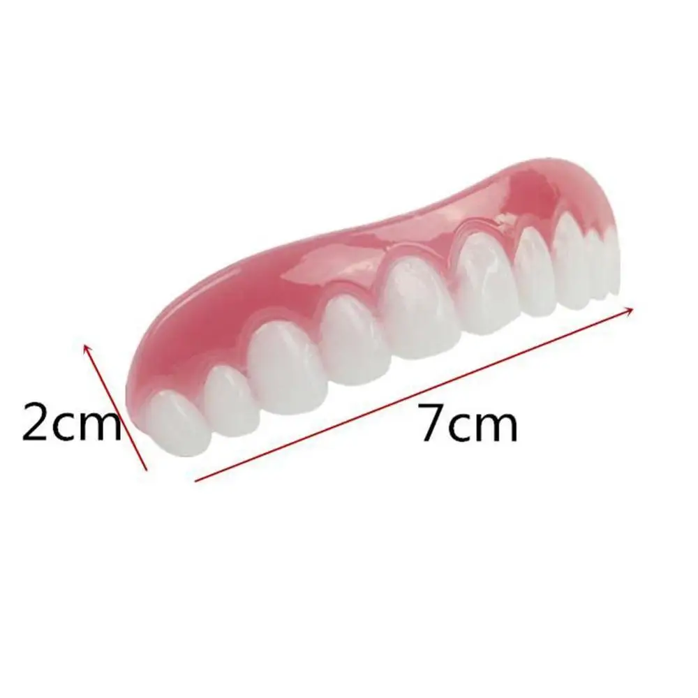 1 шт. зубной протез Smile Cosmetic Teeth удобный шпон покрытие верхнее отбеливание зубов оснастка на улыбку зубы косметические протезы