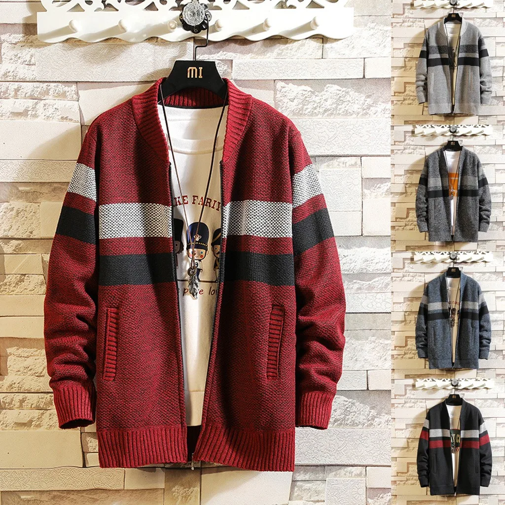 

Men's Autumn Winter Casual Patchwork Turn-down Collar Jacket Coat bodyconjacket Casual Coat coatsampjacket Collar collar slim