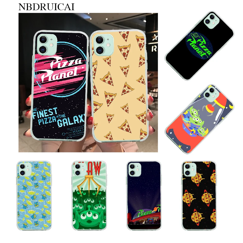 NBDRUICAI Toy Story Pizza Planet черный мягкий чехол для телефона iPhone 11 pro XS MAX 8 7 6 6S Plus X 5S SE XR |