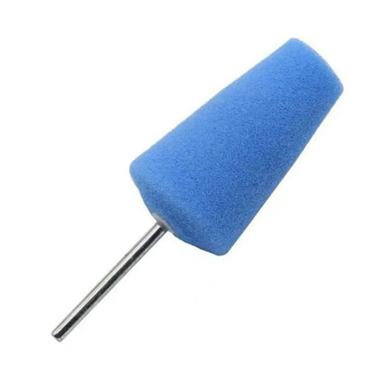 8 Colors 1pc NEW Polishing Wheel Car Polishing Handle Polishing Sponge Cone Metal Foam Pad Car Repair Car Cleaning Tool Dropship - Цвет: 1