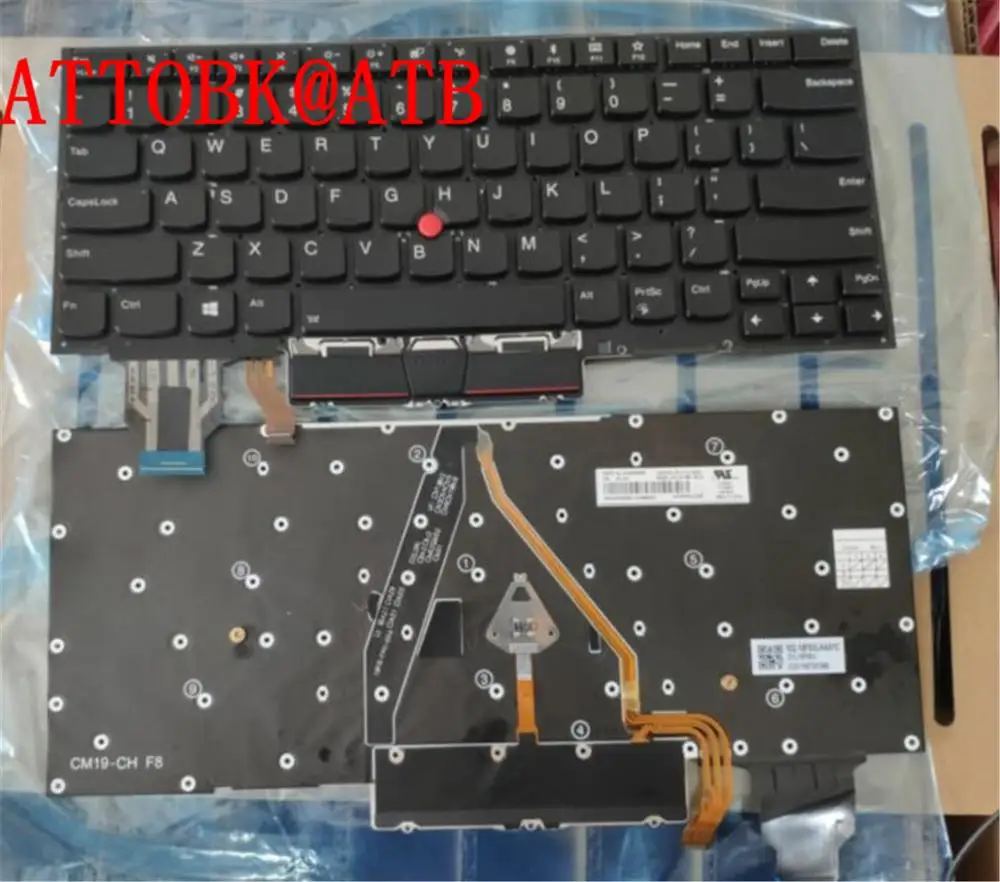 Английский/Русская клавиатура для lenovo Thinkpad X1C 7TH для IBM X1 углерода US клавиатура для ноутбука с Подсветка
