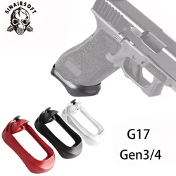 Tactical Glock PRO Plus Aluminum Magazine Magwell For Gen 1 Gen 2 Gen 3 Gen 4 Glock 17 22 24 31 34 35 37 Speed Loader Grip Black
