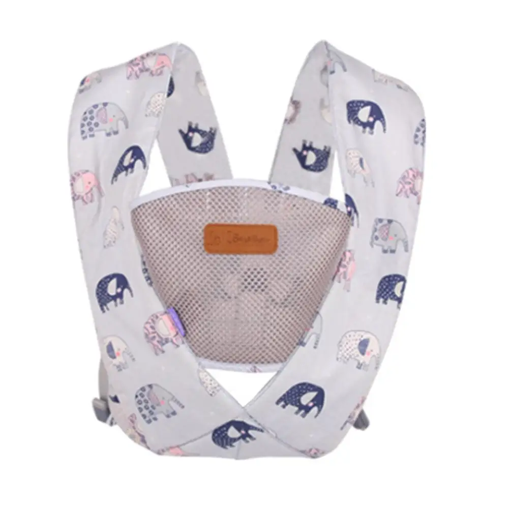 3-36 месяцев дышащий передний детский Перевозчик Удобный слинг рюкзак сумка обертывание ребенка кенгуру Регулируемый перевозчик безопасности - Цвет: White