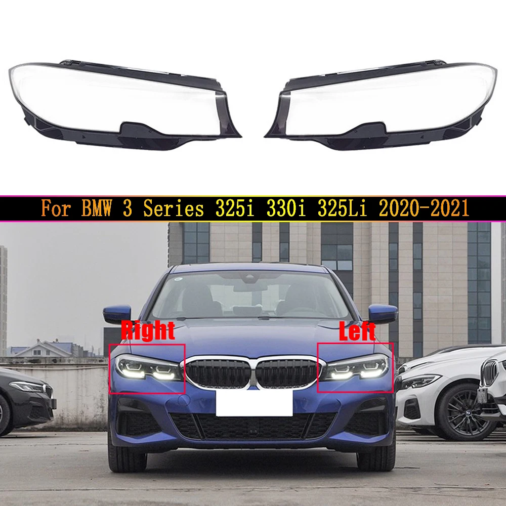 Front Car Lampshade Glass Lens Case Auto Caps Shell Headlight Cover For