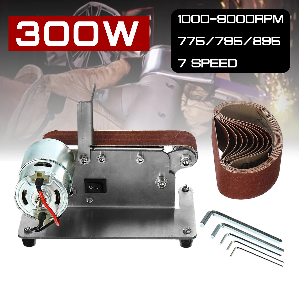 Sander Belt Machine Electric Belt Diy Mini Sander Woodworking Machine