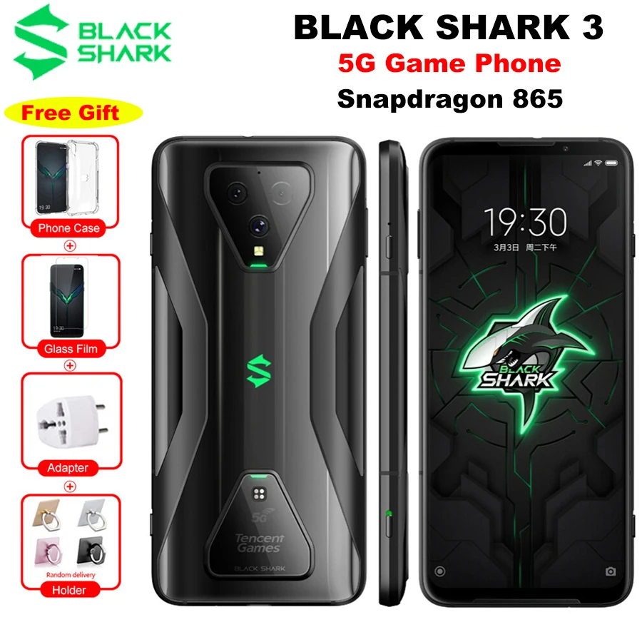 Global Version 5G Phone Xiaomi Black Shark 3 Game Phone Dual SIM 6.67 Global Version 5G Phone Xiaomi Black Shark 3 Game Phone Dual SIM 6.67