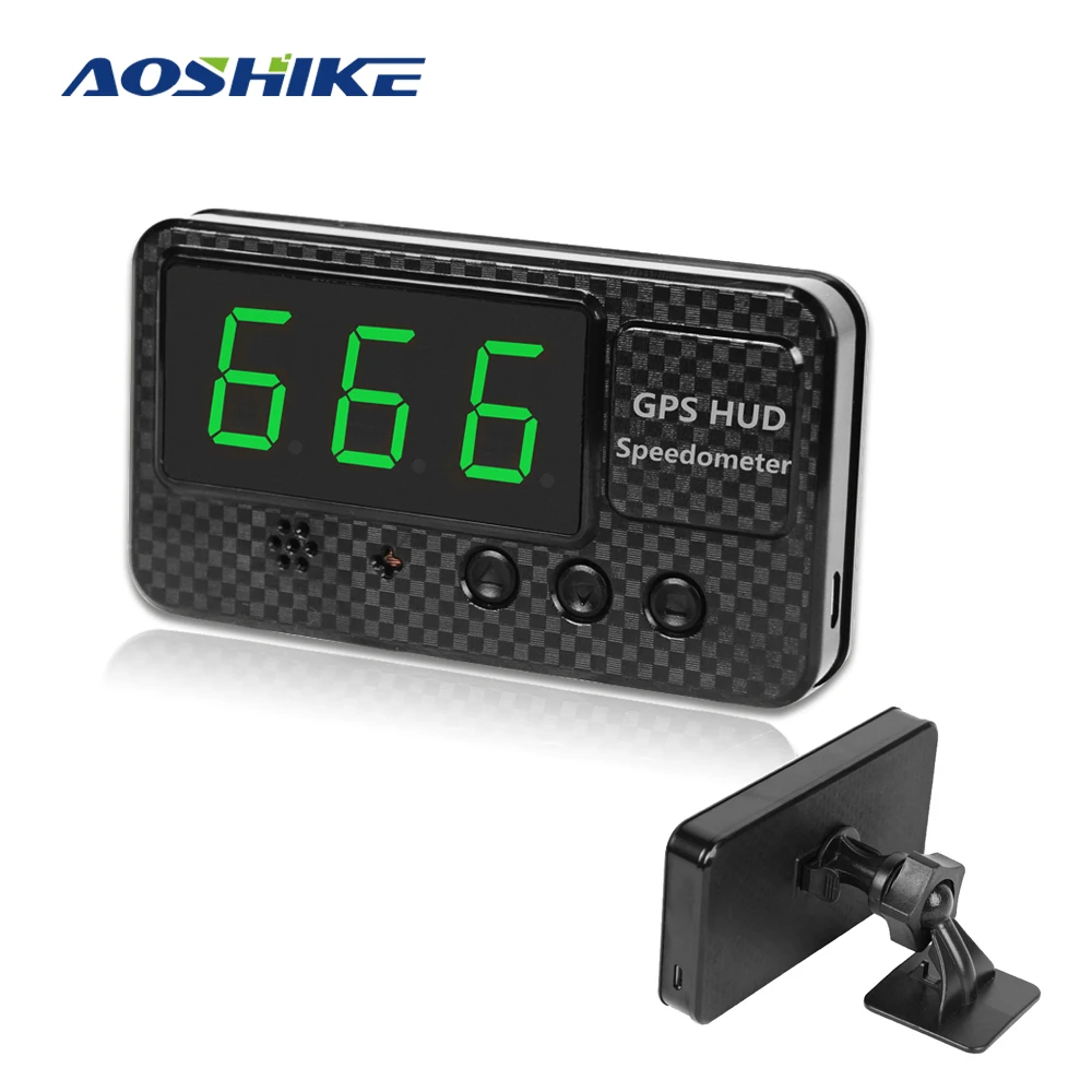 AOSHIKE налобный GPS Спидометр C60S C90 C1090 HUD Дисплей автомобиля с повышенной скоростью