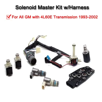

7Pcs 4L60E Transmission Solenoid Kit Transmission Control Valve With Harness For GM1993-2002 PWM (99139)