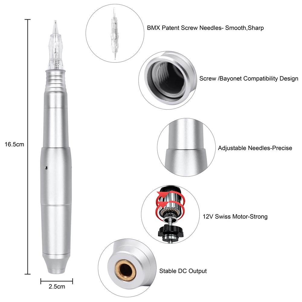 Goede Biomaser Nieuwe Permanente Make Up Machine Wenkbrauw Tattoo Professionele Digitale Apparaat Machine Wenkbrauw Lip Pen Machine Sets CTD003 2