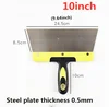 1 Pcs 6/8/10/12 Inch High Quality Thick Elastic Steel Plastic Handle Putty Knife Scraper Set Construction Tools 4