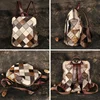 Cobbler Legend  Retro Backpack Women Genuine Leather Shoulder Bags 12 Inches Travel Bag For Lady Patchwork Multicolor Laptop Bag ► Photo 2/6