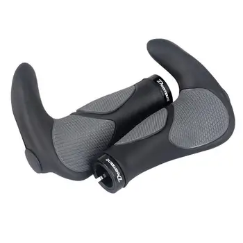 

Anti-Slip Bicycle Horn Rubber Handle Mountain Bike Double Lock Auto Vice Handle Riding Accessories Hot Sale Diopship