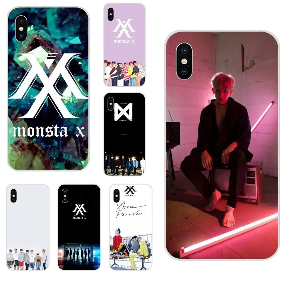 Soft Mobile Monsta X KPOP Boy Group For Sony Xperia Z Z1 Z2 Z3 Z4 Z5 compact Mini M2 M4 M5 T3 E3 E5 XA XA1 XZ Premium | Мобильные