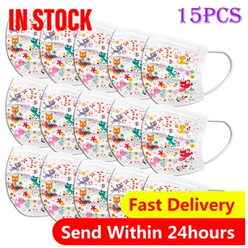 

25pcs Disposable Masks Dust-Proof Face Mask Children's Mask With Elastic Earloop Mouth Mask New Unisex mascarillas masks#3