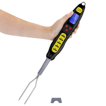 

Digital Meat Thermometer, Bbq Thermometer Fork Instant Read Grill Cooking Thermometer For Indoor Outdoor Barbecue