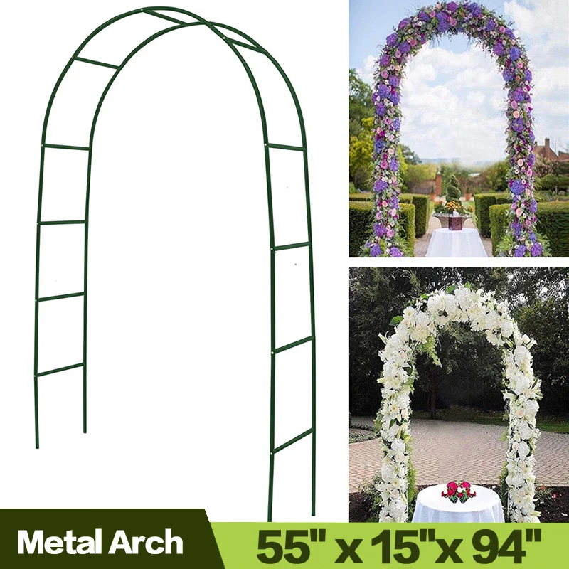 AULAYSED 7,9 'металлическая Арка свадебная АРКА Сад Свадебные вечерние садовая беседка s садовая беседка для вьющиеся растения