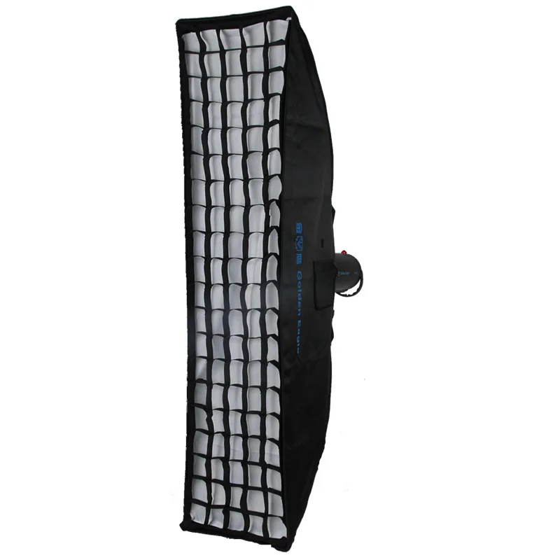

Golden Eagle 20 * 90cm Grid Softbox Long Strip Softbox with Grid Photoflood Lamp Softbox