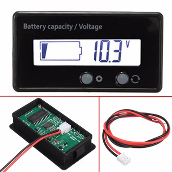 

Indicator Tester Car Battery Monitor Voltage LCD with Backlight Lithium Battery Blue/White/Green