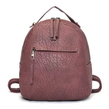 

Vintage Scrub PU Leather Women Backpacks High Quality Multifunctional Shoulder Bag Female Ladies Backpack Girls Schoolbag