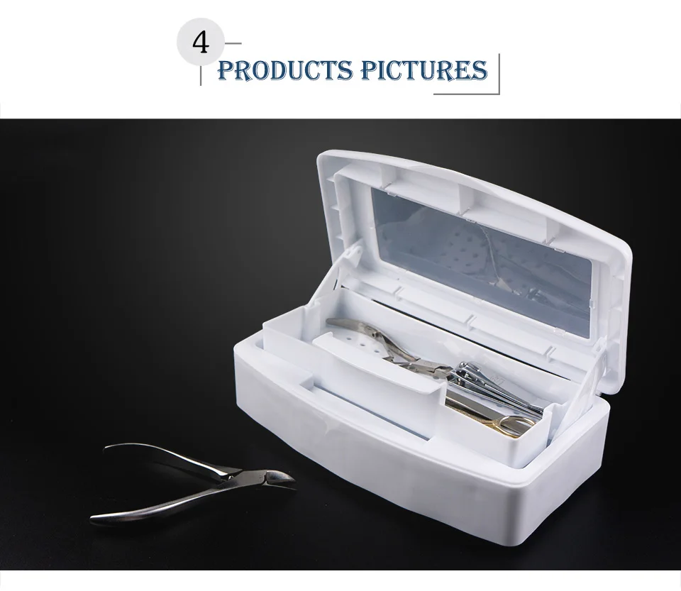 Высокотемпературный стерилизатор для инструмент для росписи ногтей стерилизатор коробка со стеклянными шариками инструменты для ногтей дезинфекция коробка маникюрные инструменты