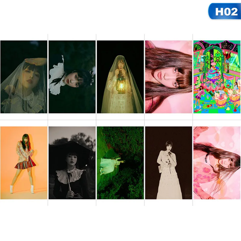 10 шт./компл. KPOP красный бархат девушки RBB RV альбом HD фото карты ПВХ карты самодельные LOMO карты фотокарты