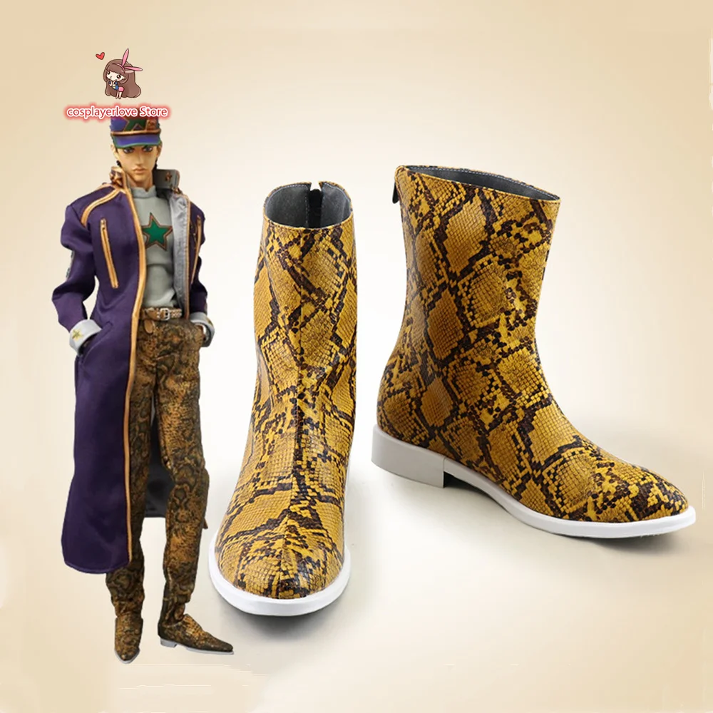 

Обувь для косплея Kujo Jotaro, ботинки для Хэллоуина, карнавала, Косплея