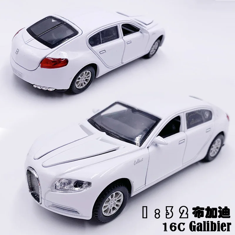 Cheap 1 32 Bugatti Galibier Veyron Cars Toy Sound Light Pull Back