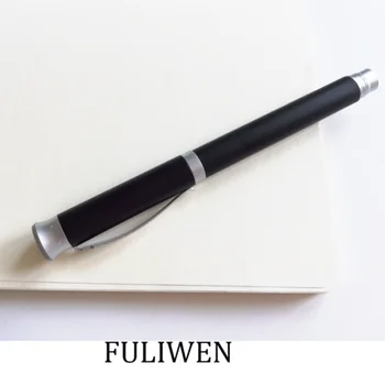 

Shanghai Fuliwen 102 KLXZ Series Matte Black Metal Fine nib Fountain Pen Stationery Office school supplies penna stilografica